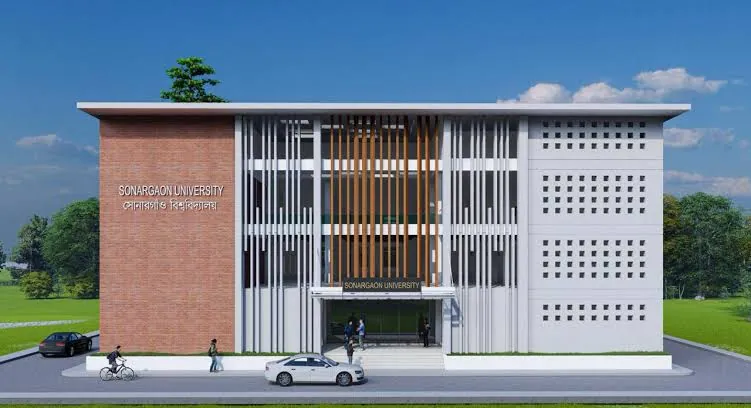 Planned building design (architectural render)