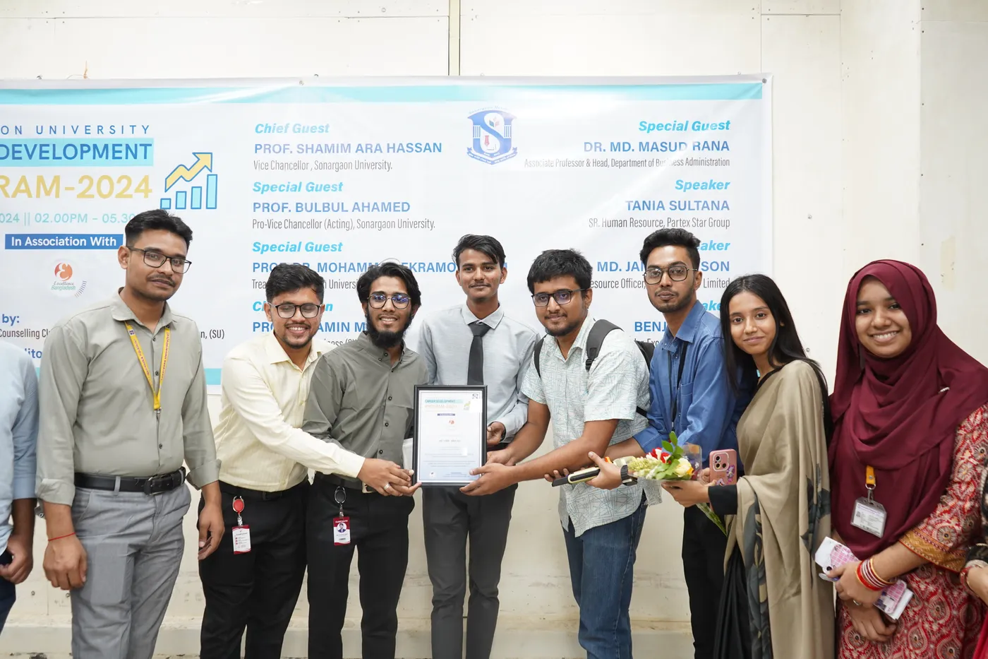 Career development session at Sonargaon University