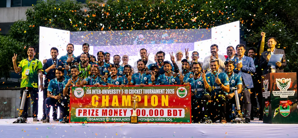 Champions: Zia Inter-University T-10 Cricket